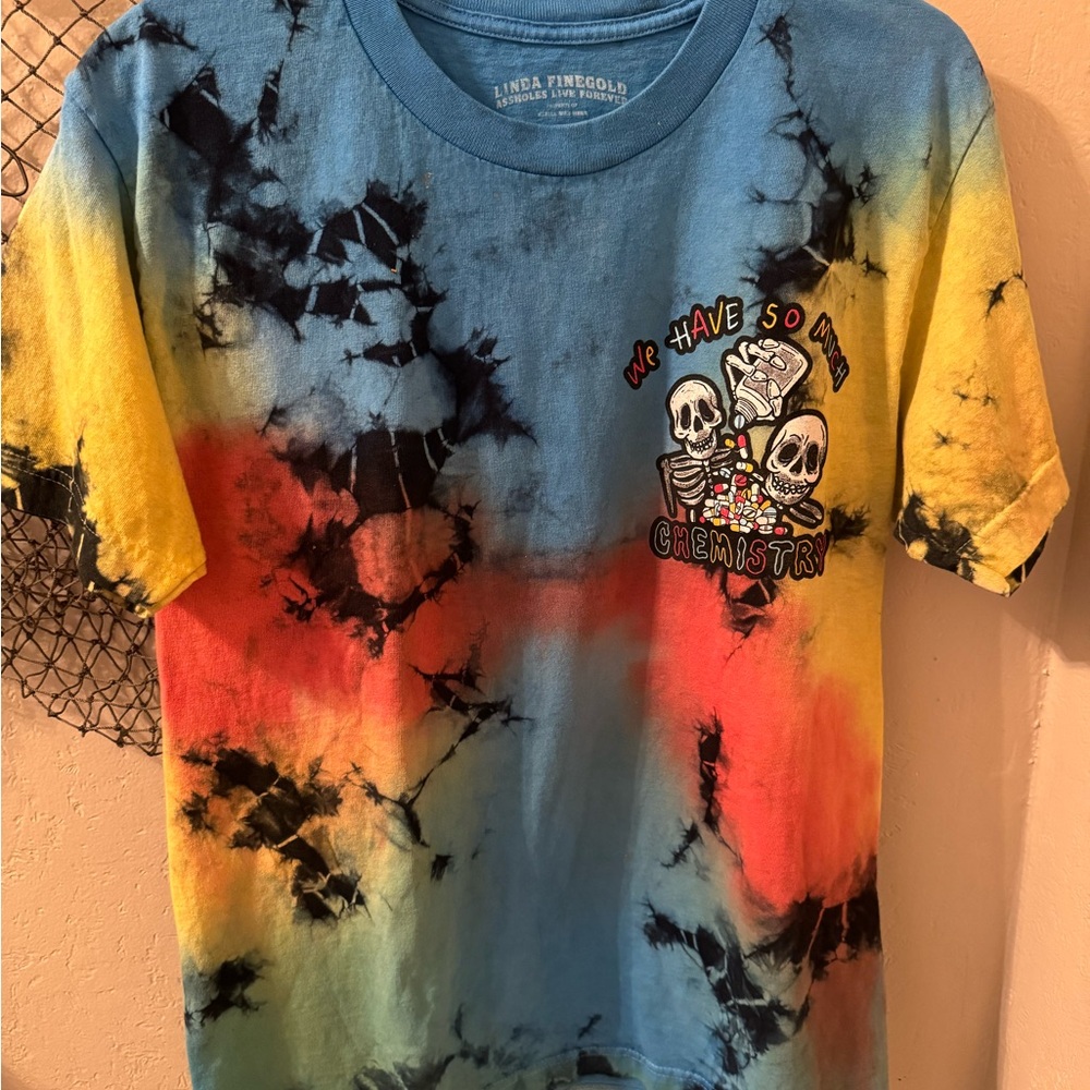 Assholes Live Forever Chemistry Tie Dye T-shirt - Picture 2 of 6